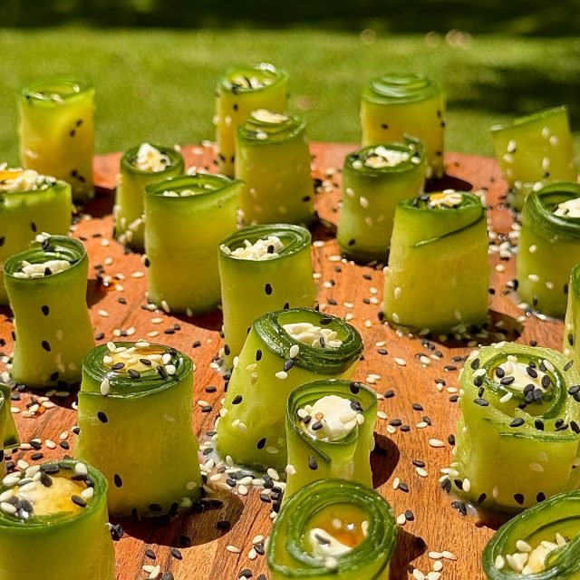 Oui Oui French Catering presents: cucumber rolls with goat cheese, honey and sesame ✨🇫🇷

Fresh, creamy, crunchy, and just the perfect touch of sweetness.

A simple French appetizer, prepared with love for your next private event, brunch, baby shower, wedding or corporate gathering 👨‍🍳🥒🍯

Bonjour Los Angeles, we bring the French touch to your table 🇫🇷

#ouiouifrenchcateringla #Frenchfood #LosAngelesCatering #catering #frenchcatering
