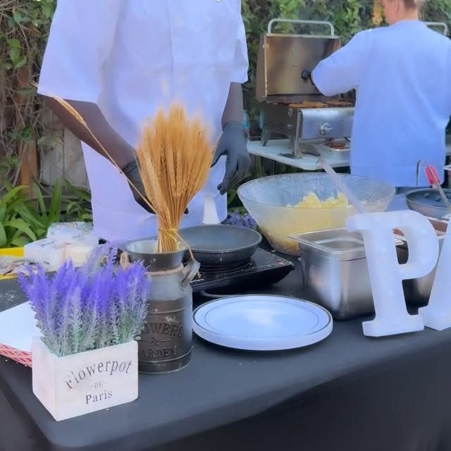Our chef made this BBq station a hit 🔥